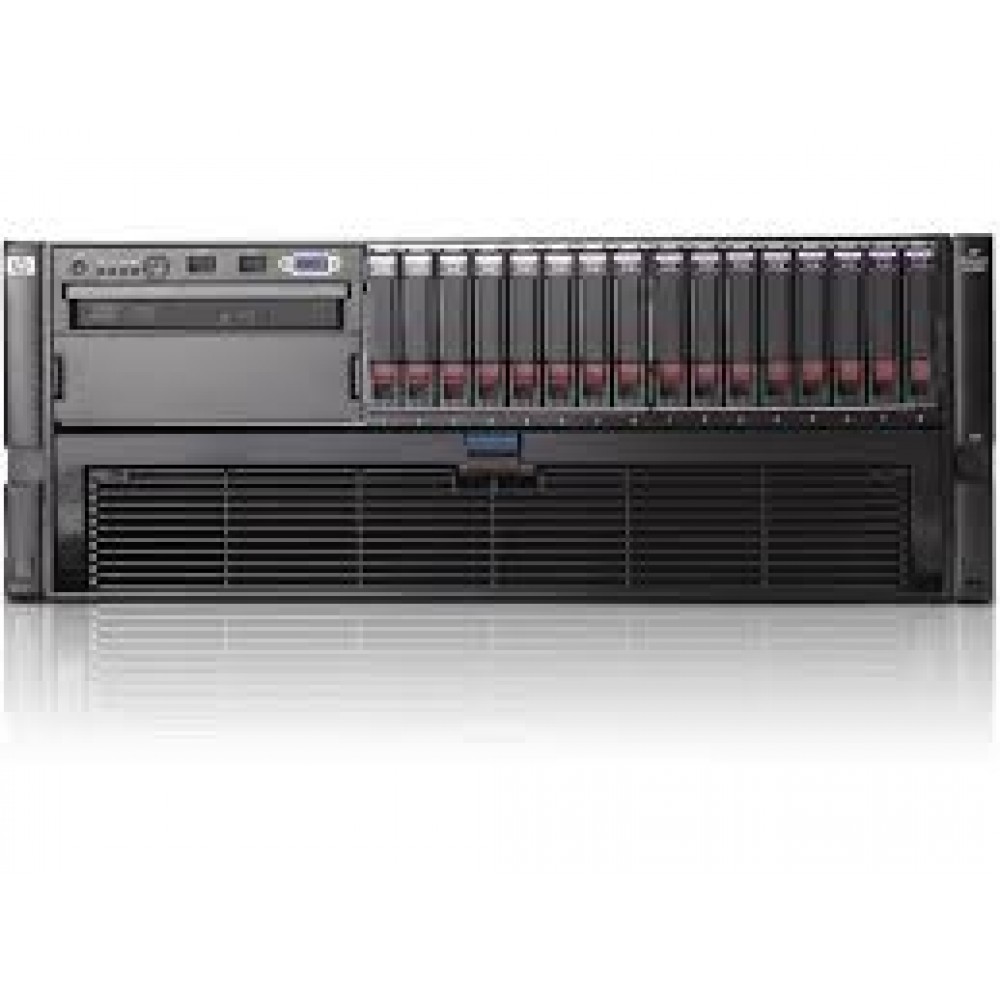 Сервер HP Proliant DL580R05 X2.4 Quad Core SAS (4xE7340-2x4mb/4x2Gb(16DIMM Slots)/no SFFHDD(8/16) /RAID(P400wBBWC512Mb) /2xGigNIC/DVD, noFDD/4xHPRPS/iLo2Std)