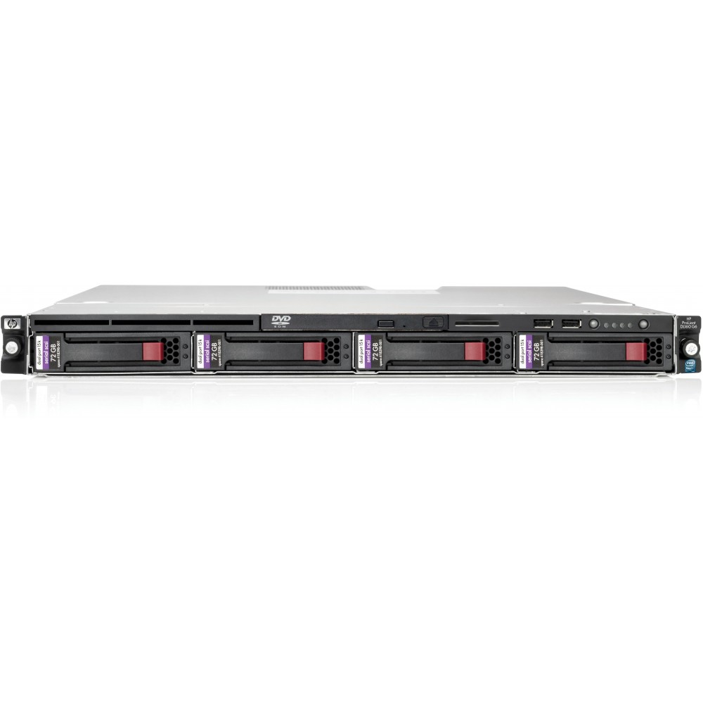Сервер Hewlett-Packard Proliant DL160 R06 X5650 HP LFF HPM (Rack1U 2xXeon6C 2.66Ghz(12Mb) /6x4GbR2D/P410wBBWC(256Mb/RAID5+0/5/1+ 0/1/0) /noLFF  HDD(4)/