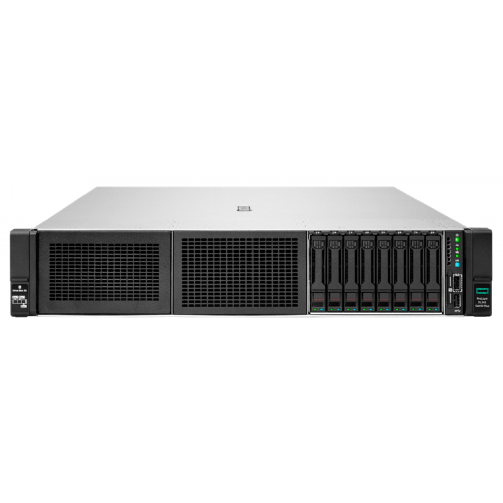 Сервер ProLiant DL345 Gen10+ EPYC 7313P Rack(2U)/EPYC16C 3.0GHz/SHS/1x32GbRDD_3200/P408i-aFBWC(2Gb/RAID 0/1/10/5/50/6/60)/noHDD(8/ 24+2up)SFF/noDVD/iLOstd/4x1OCP3/6SFans/EasyRK/1x500w(2up)