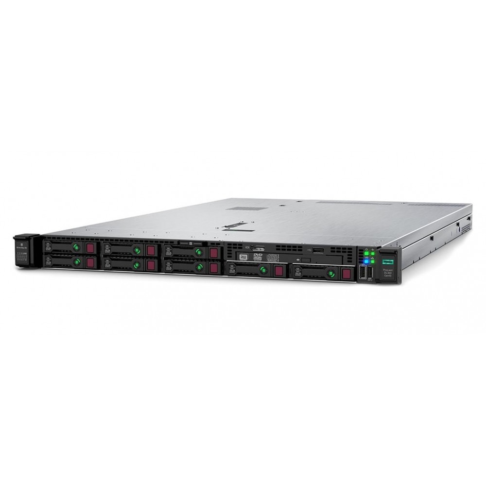 Сервер HPE Proliant DL325 Gen10 7402P Rack(1U)/EPYC24C 2.8GHz(128MB)/HPHS/2x32GbR2D_2933/P408i-aFBWC(2GB/RAID 0/1/10/5/50/6/60)/noHDD(8/ up10)SFF/noDVD/iLOstd/5DRHPFans/Baffle/4x1GbEth/EasyRK/1x800w(2up)