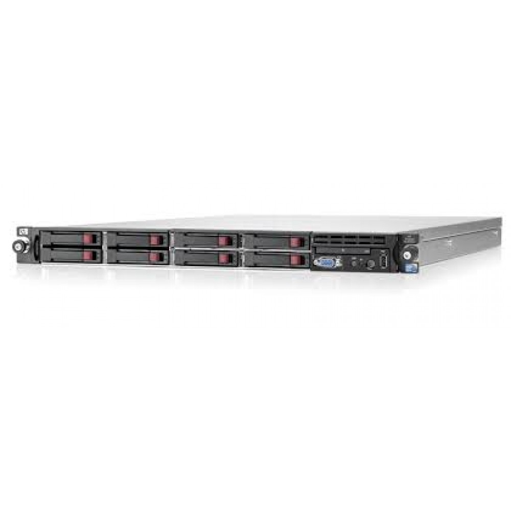 Сервер Proliant DL360R07 L5630 (Rack1U XeonQC 2.13Ghz(12Mb)/2x2GbUD/P410i(ZM/RAID1+0/1/0)/noHDD(4(8upgr))SFF/noDVD/iLO3std/4xGigEth/1xRPS460Plat) repl 504636-421