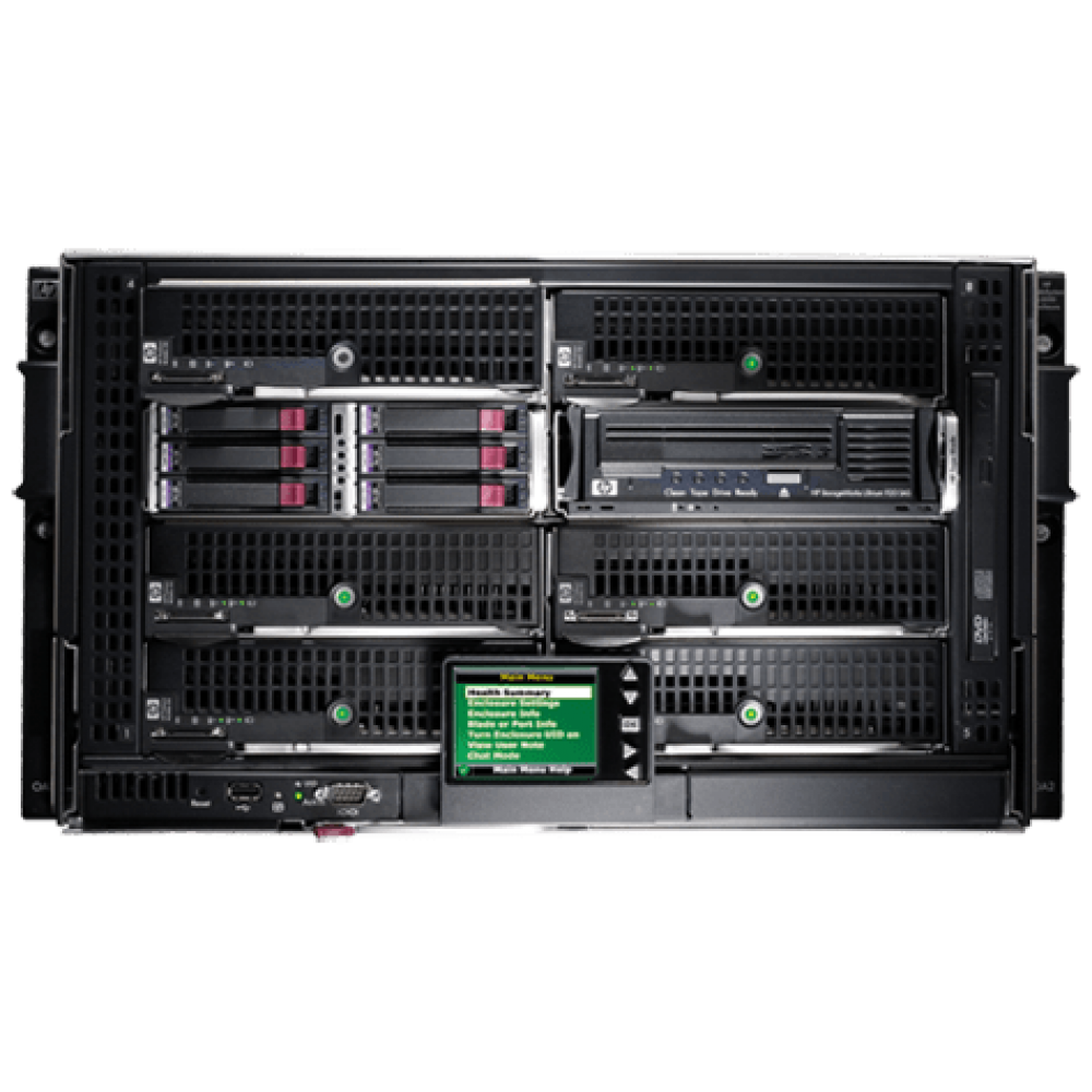 Шасси 696908-B21 HPE BLc3000 Platinum Enclosure with 4 AC Power Supplies 6 Fans,1260