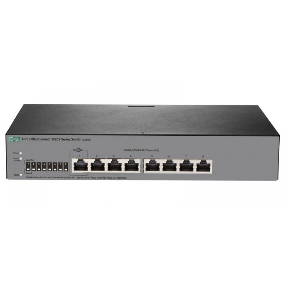 Коммутатор JL380A HPE 1920S 8G Switch (8x10/100/1000 RJ-45),532