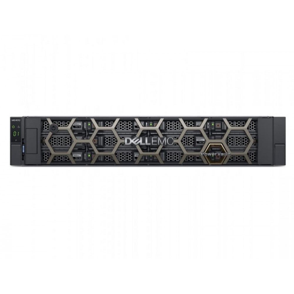 Система хранения Dell PowerVault ME4012 12x3.5 No HDD, 4 x SFP+ FC16,282